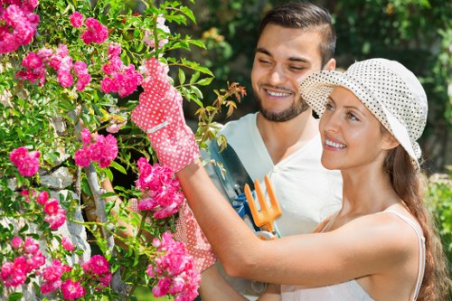 Garden maintenance with lawn mowing in Hadley Wood