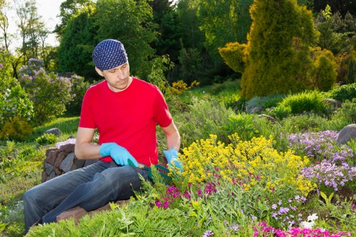 Risk assessment and safety checks before garden work in Hadley Wood